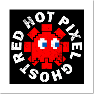 Red Hot Pixel Ghost Posters and Art